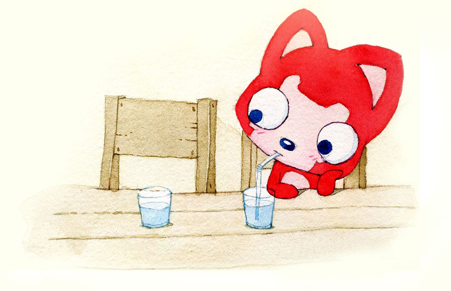 过去的小黄一直是一个人生活，享受着孤独，也憧憬着爱情。